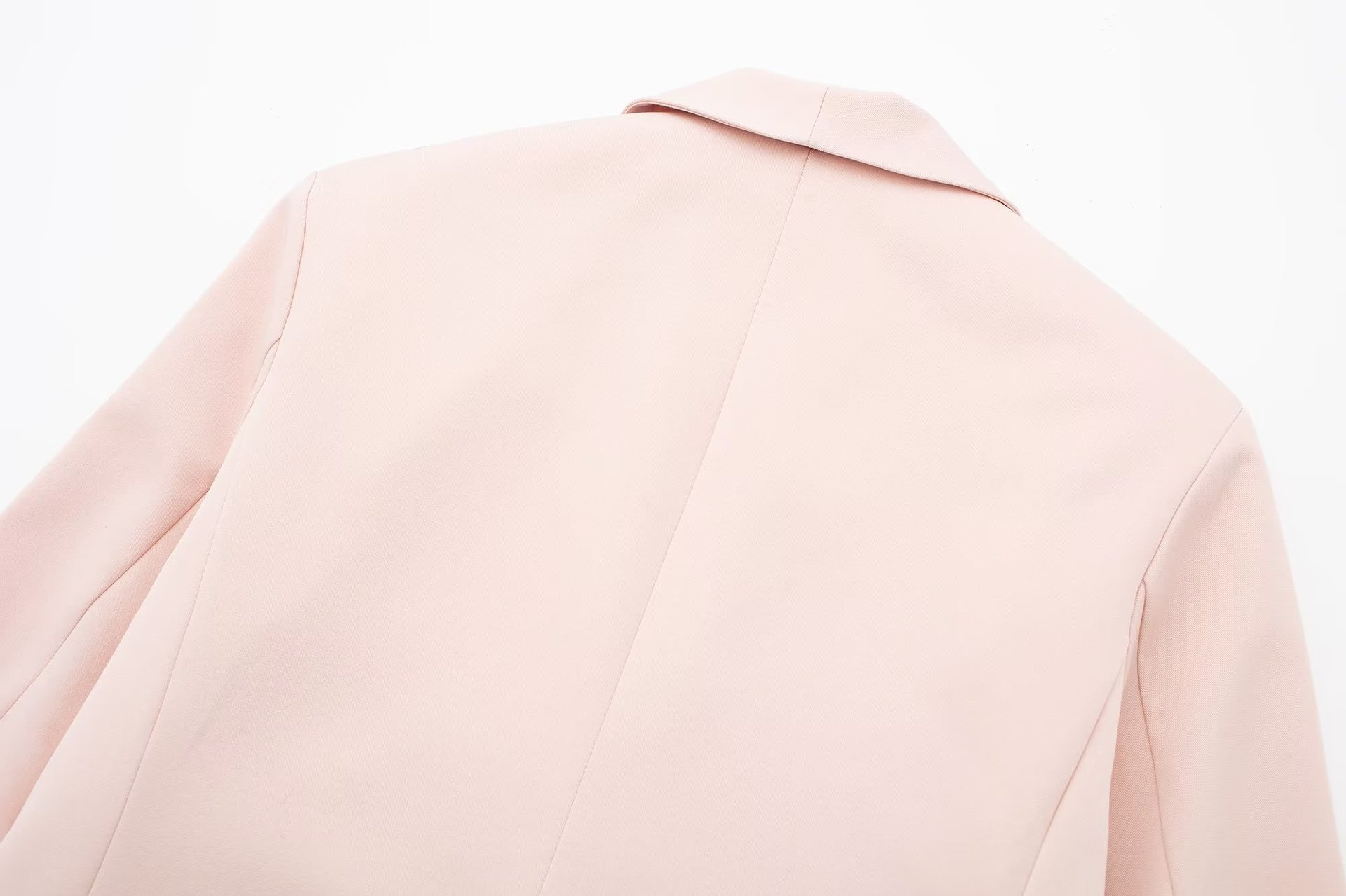 Straight blazer with feathers and trousers