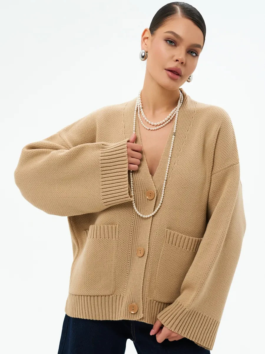 Oversized Thick Knitted Cardigan