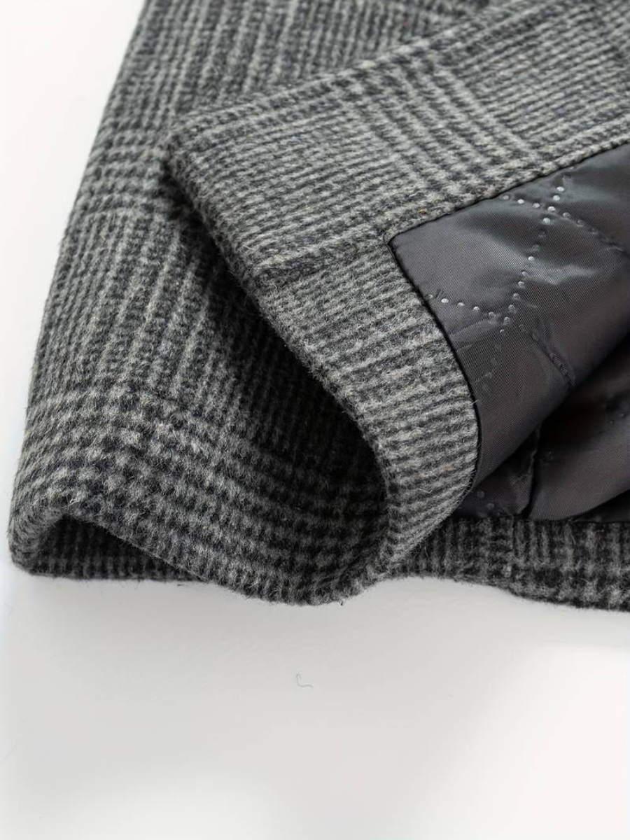 Elegant woolen trench coat