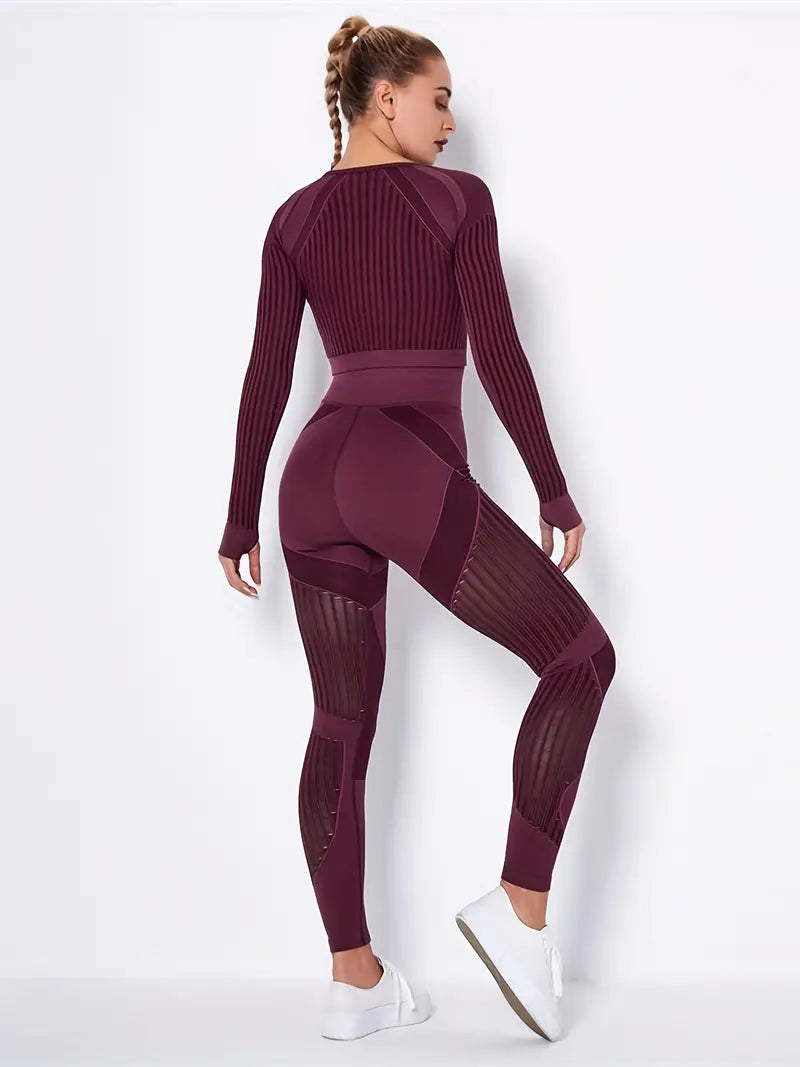 Seamless Knitted Absorbent Yoga Wearsuit