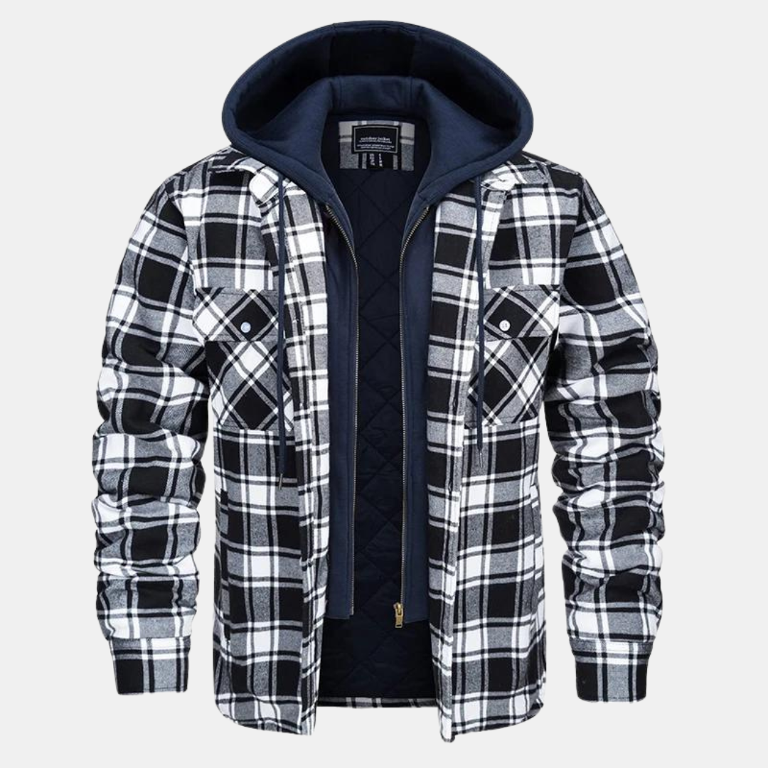 Checked men's jacket