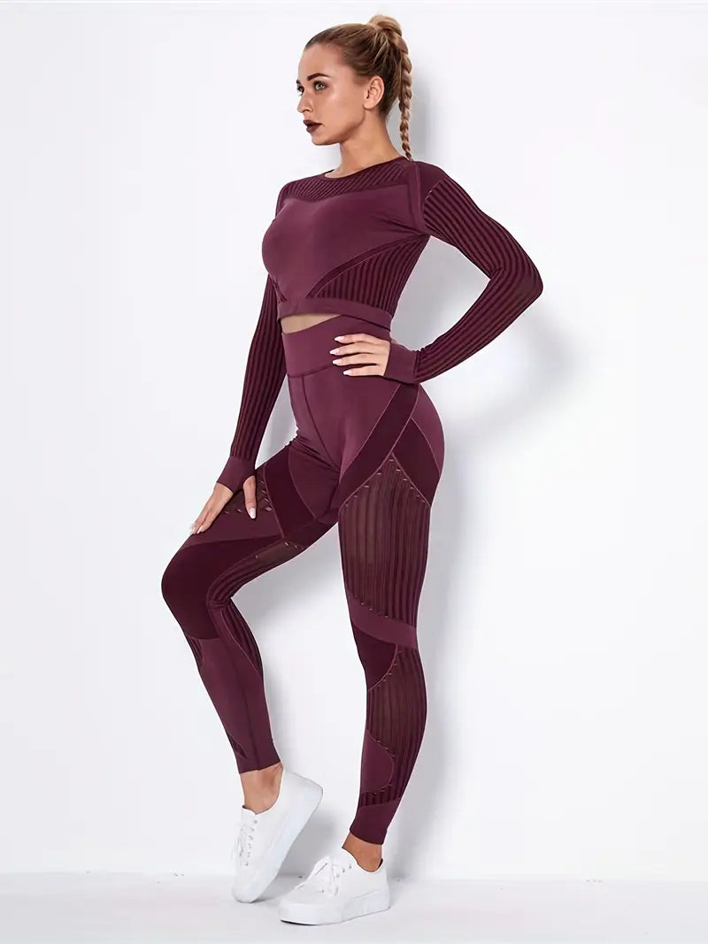 Seamless Knitted Absorbent Yoga Wearsuit