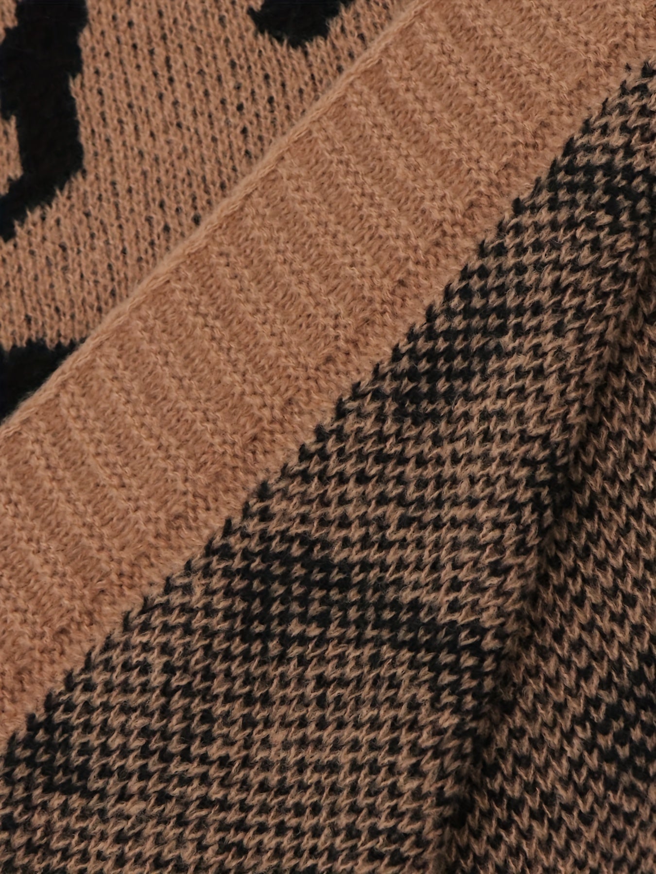 Leopard print cardigan