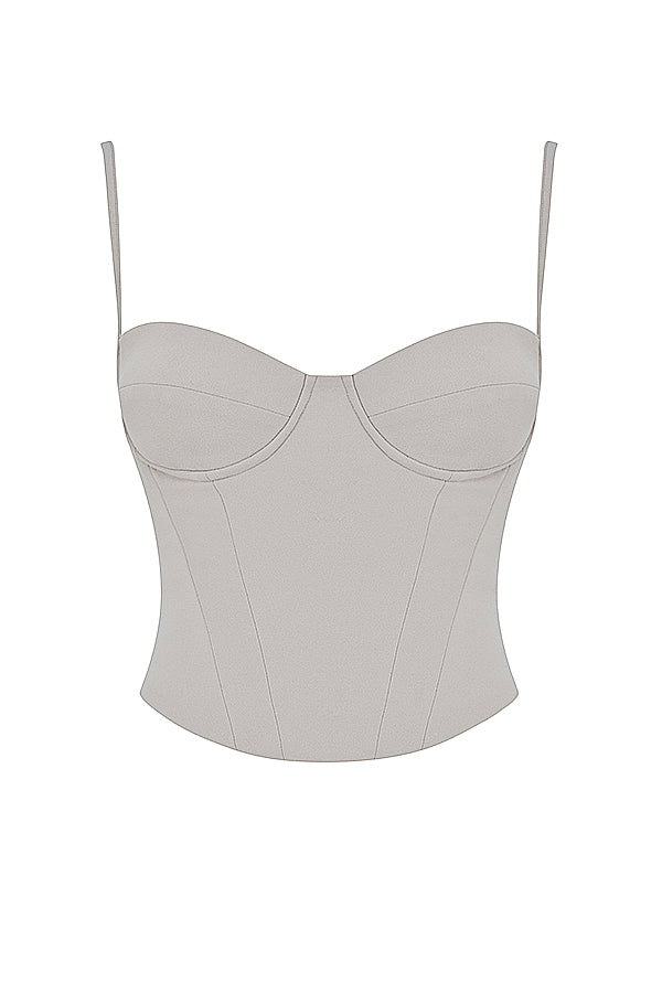 Oyster underwire corset