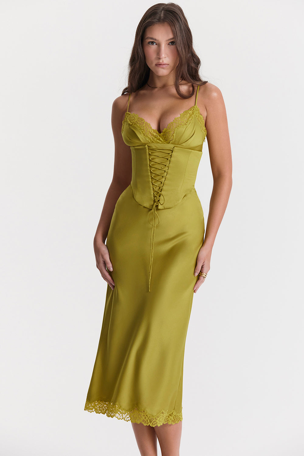 Satin slip dress