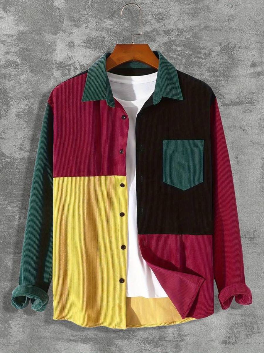 multicolored jacket