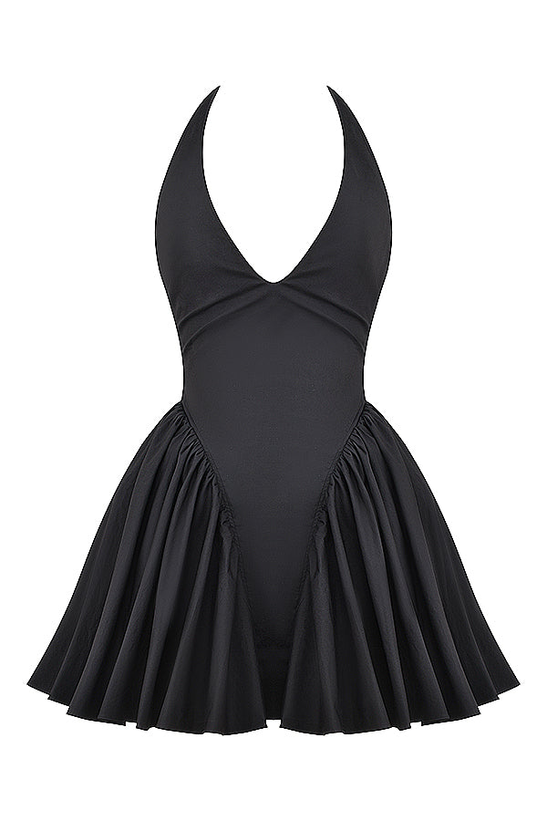 Halter mini dress