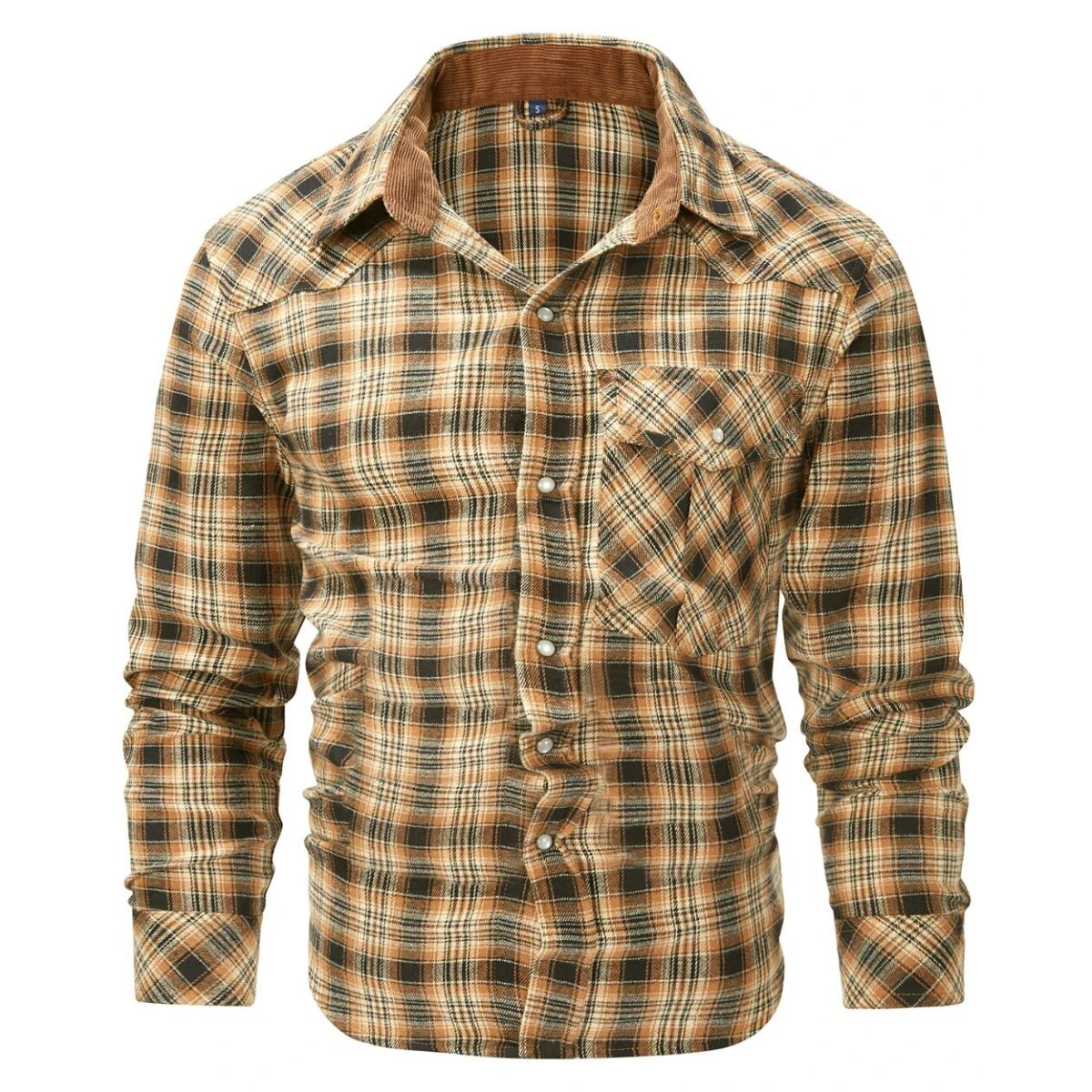 Checked jacket for men