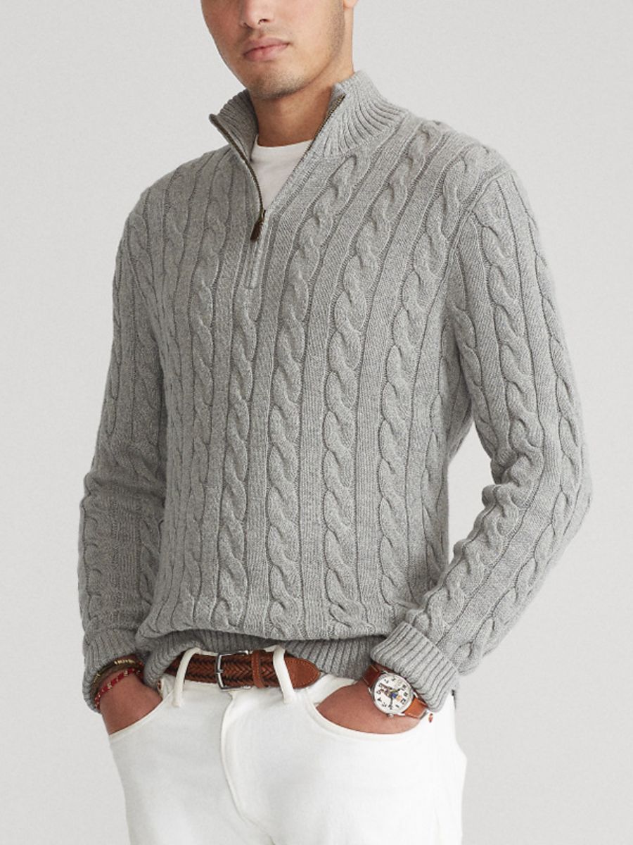 sweater with zipper