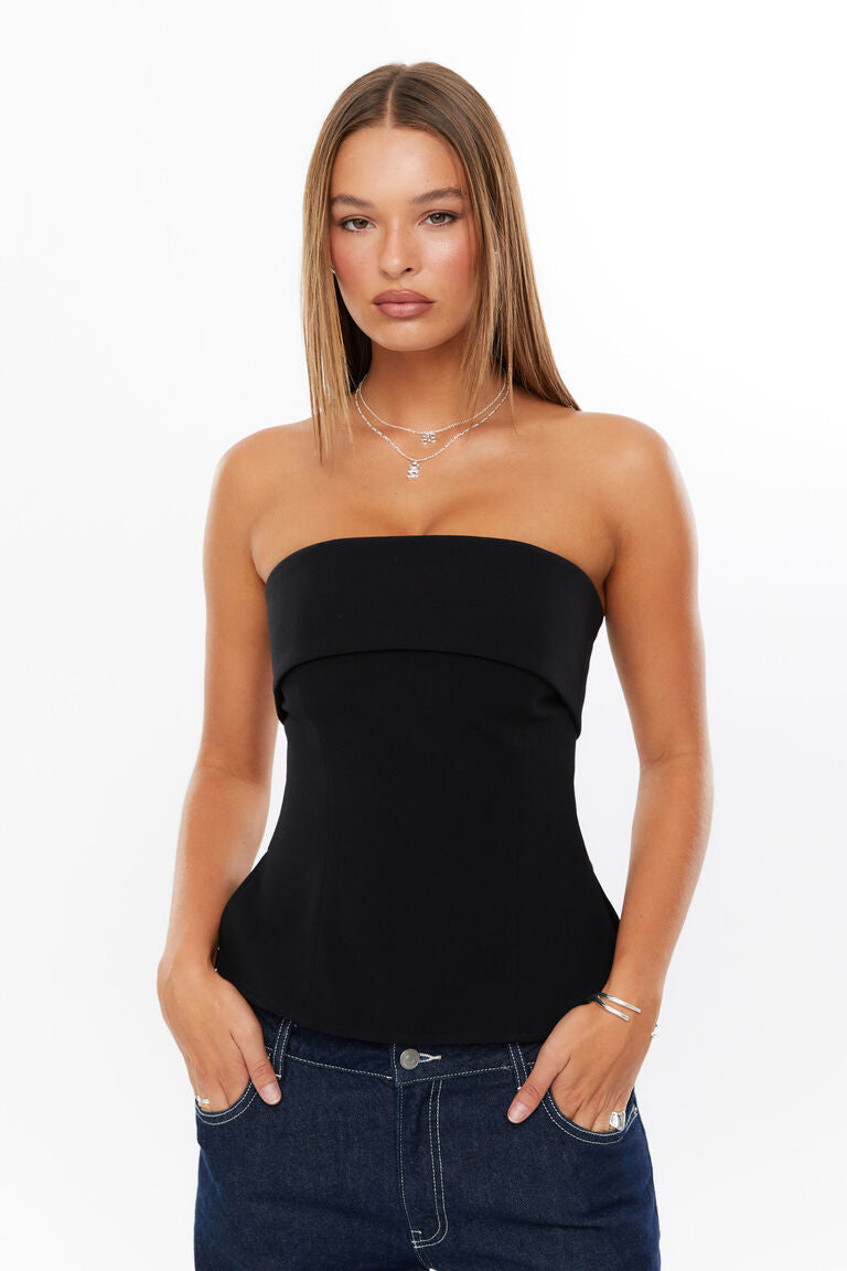 Side Split Tube Top