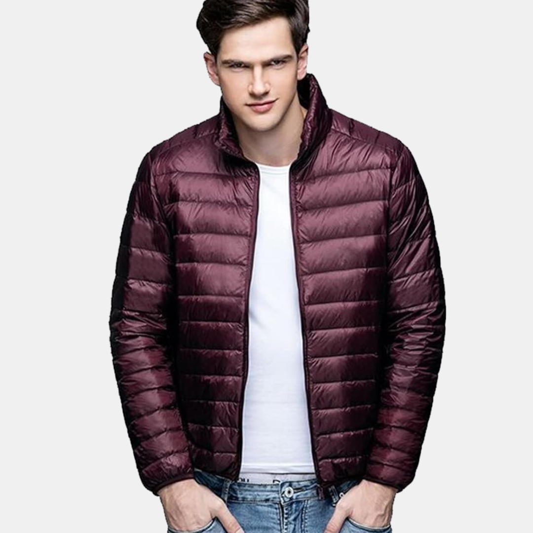 Classic puffer jacket for men