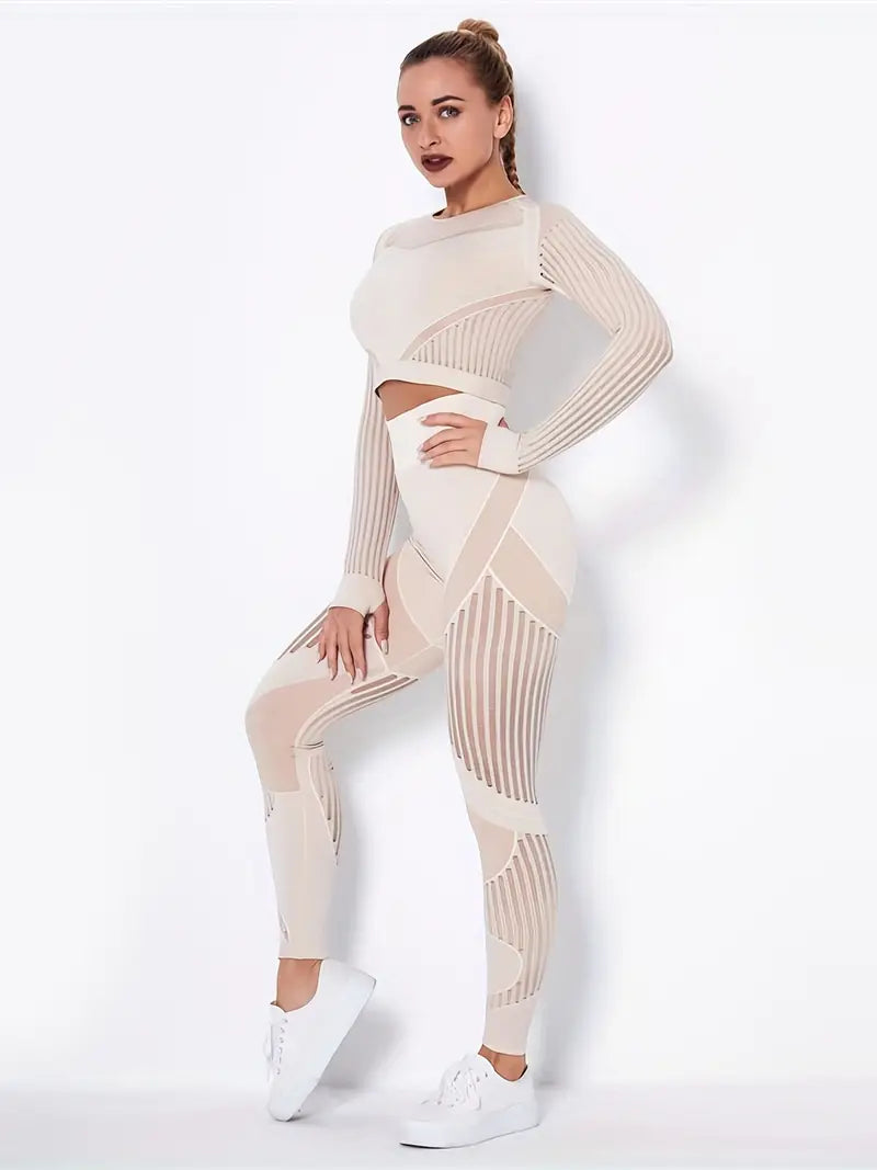 Seamless Knitted Absorbent Yoga Wearsuit