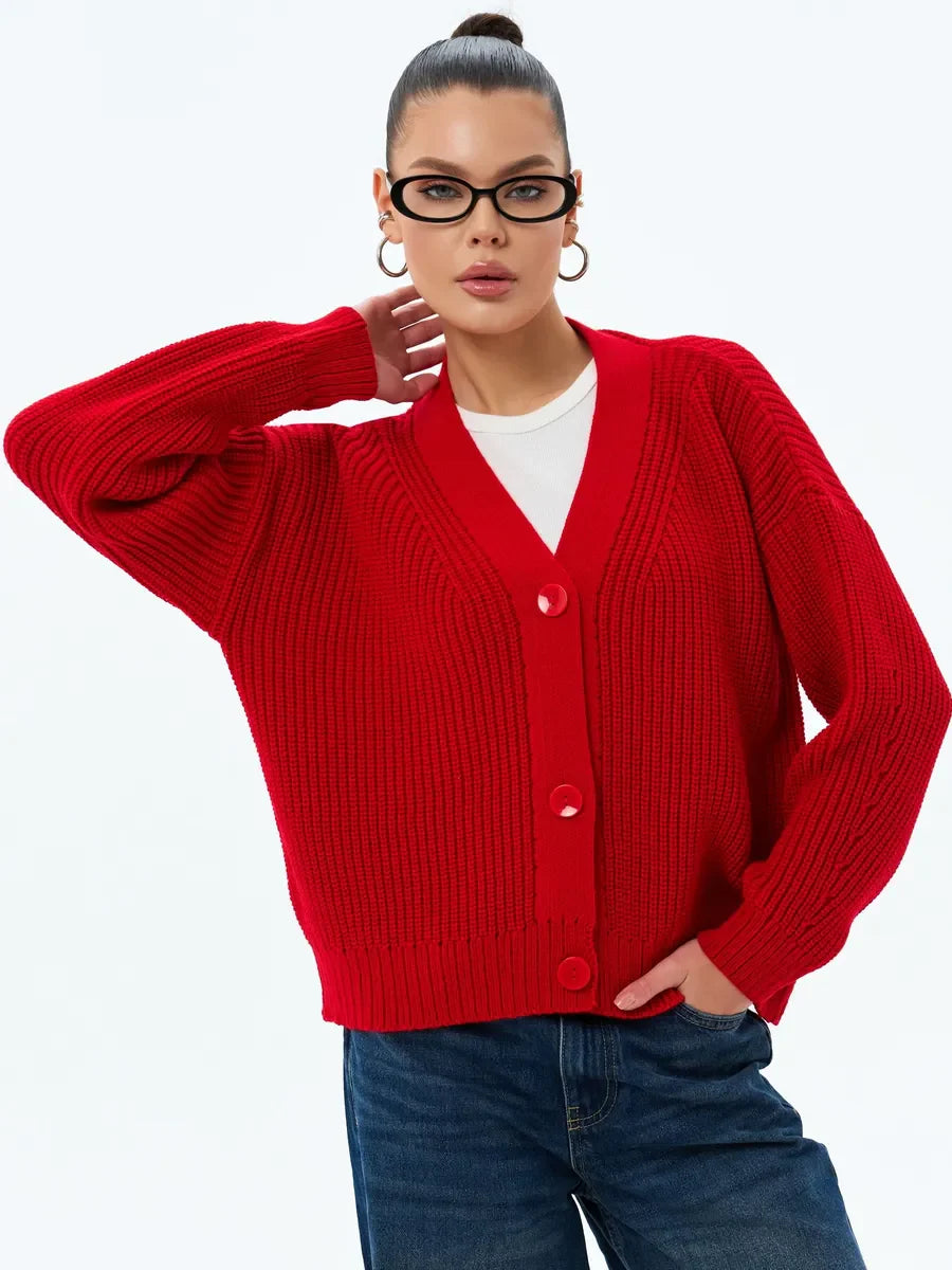 Oversized Thick Knitted Cardigan
