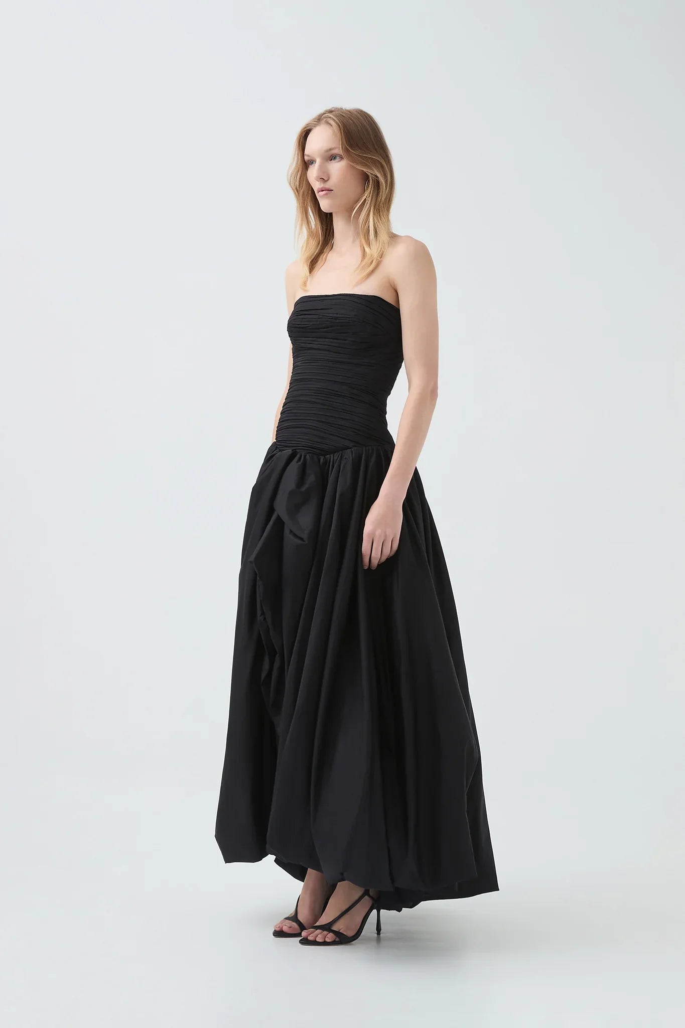 Bubble Hem Maxi Dress