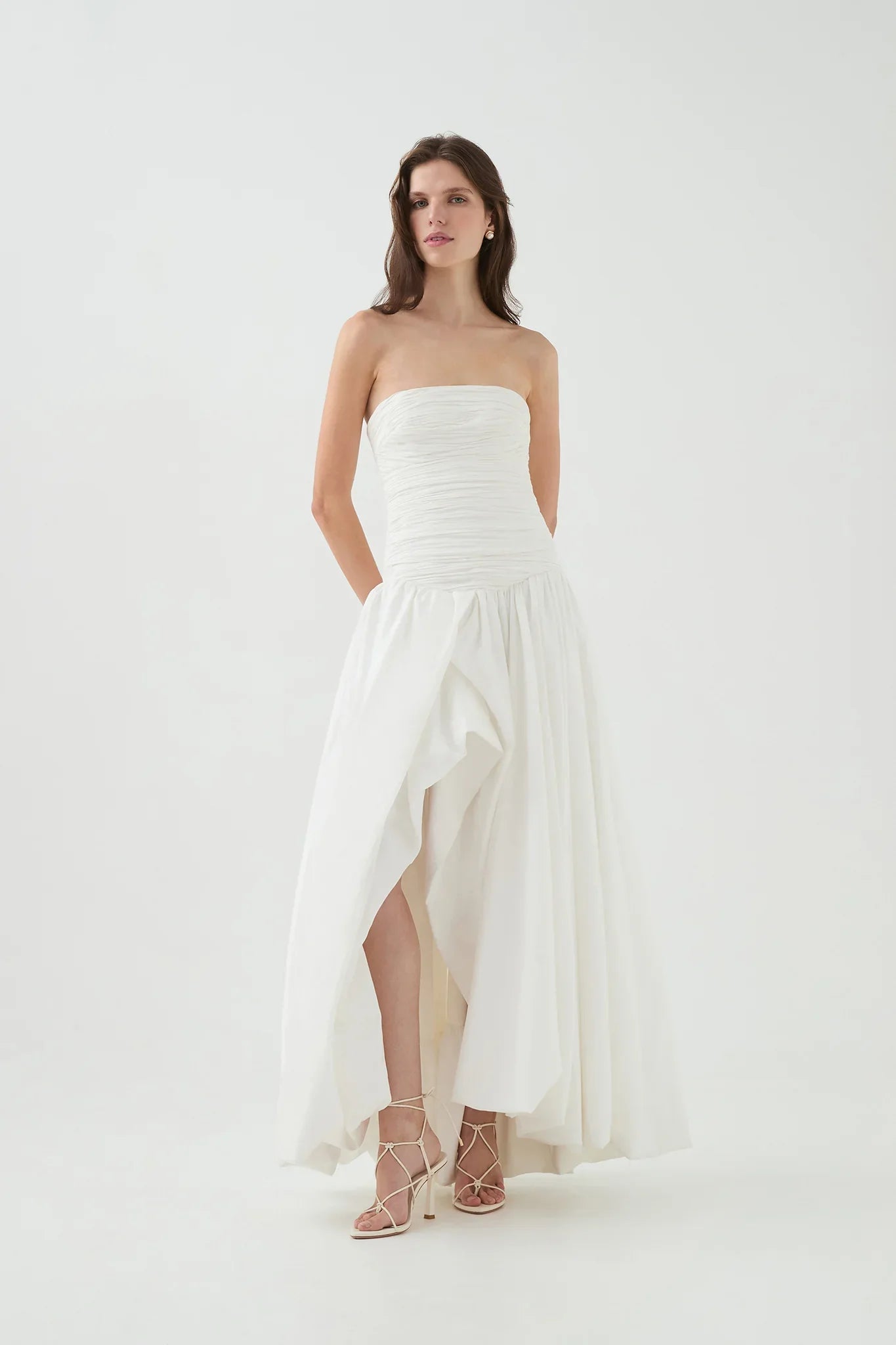 Bubble Hem Maxi Dress