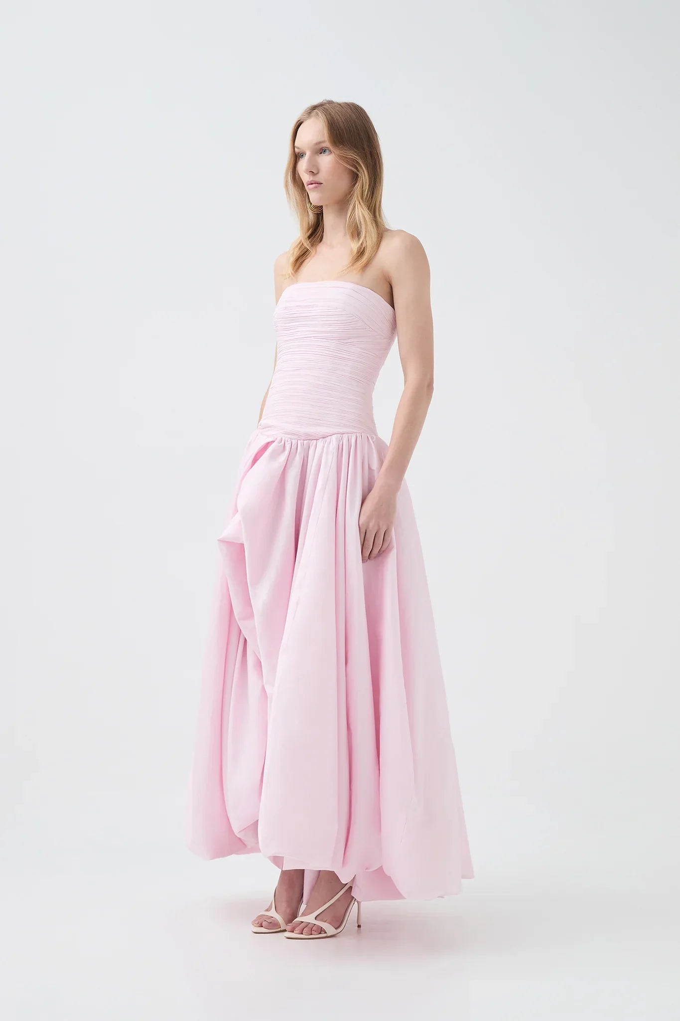 Bubble Hem Maxi Dress