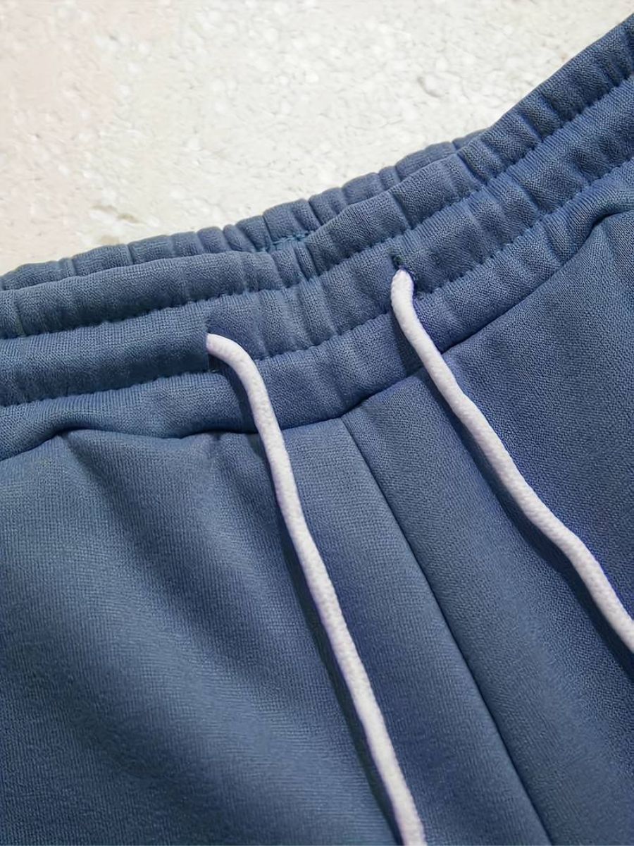 hoodie and drawstring joggers