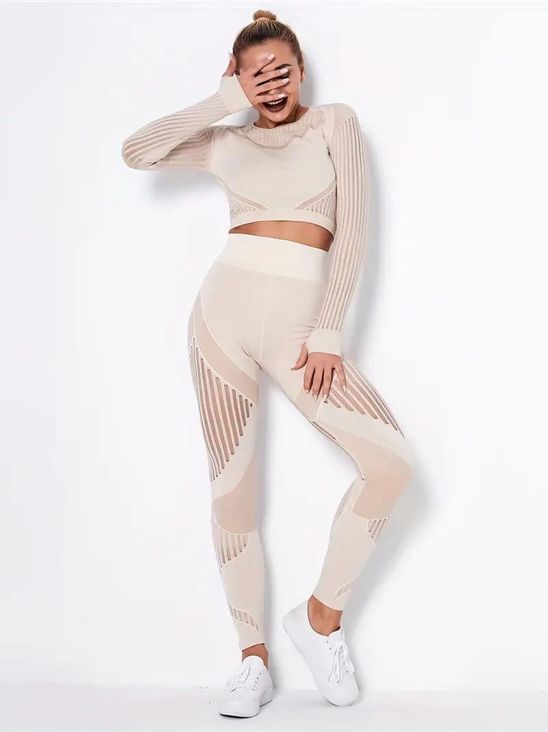 Seamless Knitted Absorbent Yoga Wearsuit