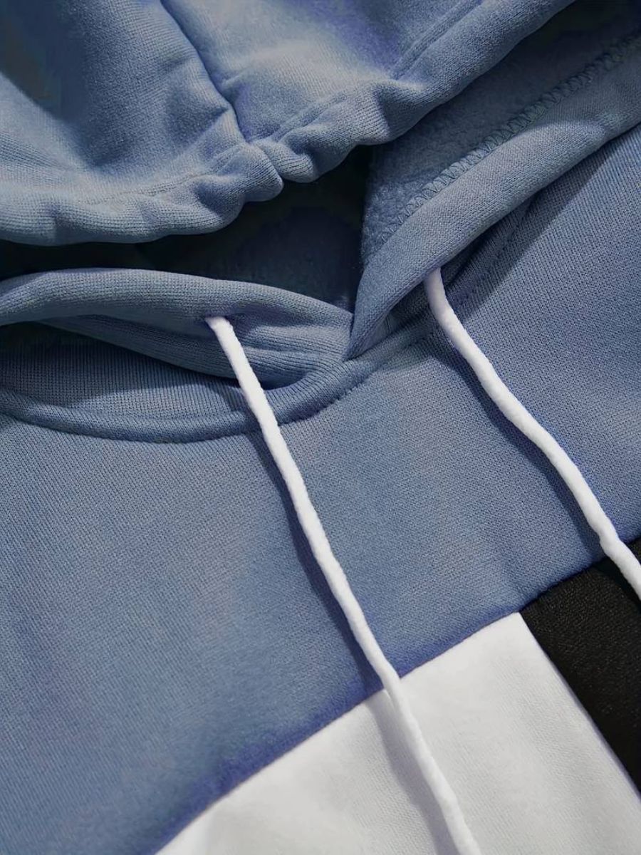 hoodie and drawstring joggers