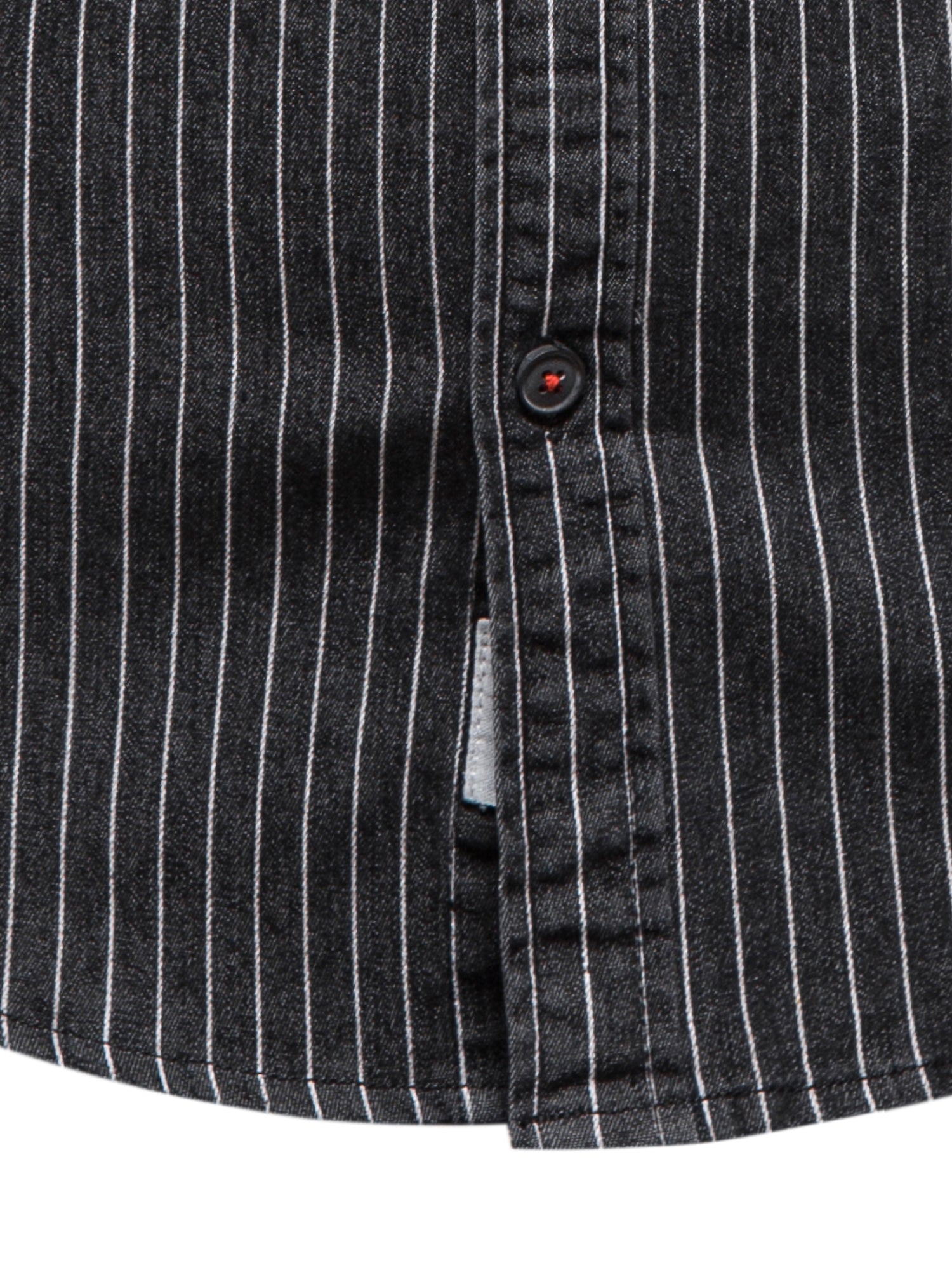 Striped shirt in stretch denim