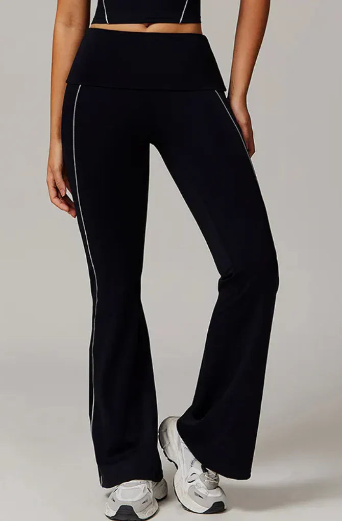 Two Piece Fitness Set In Black