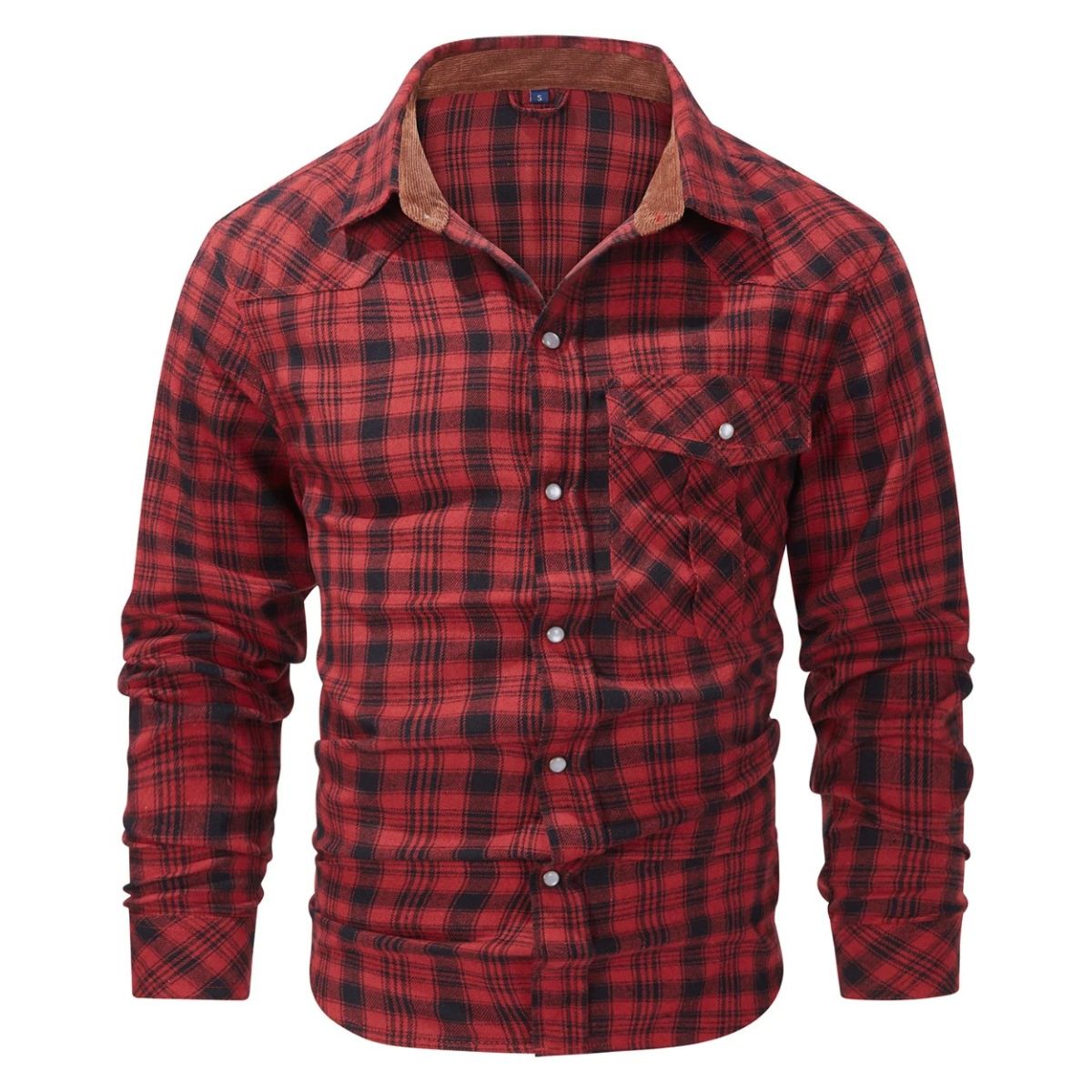 Checked jacket for men