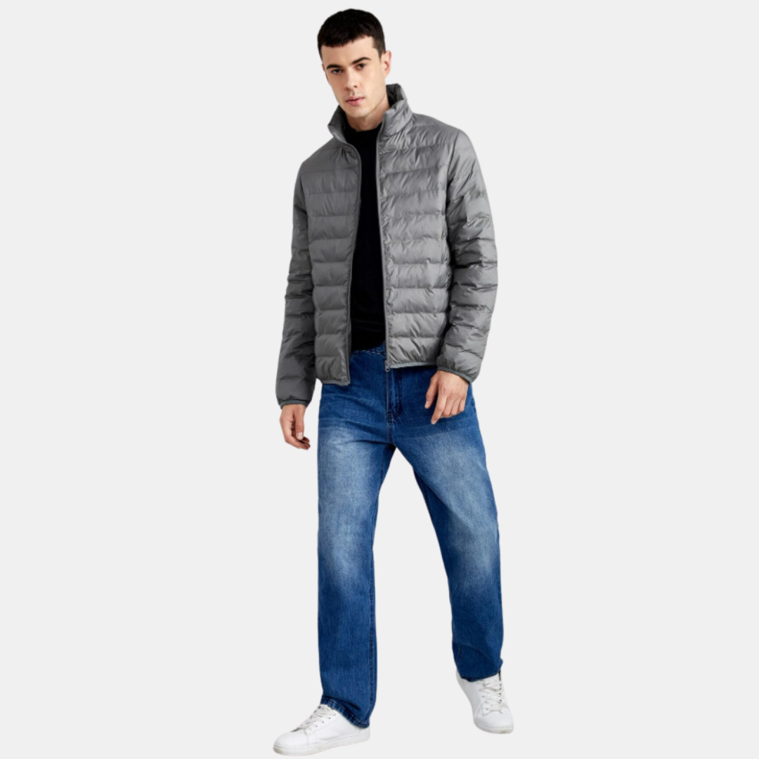 Classic puffer jacket for men