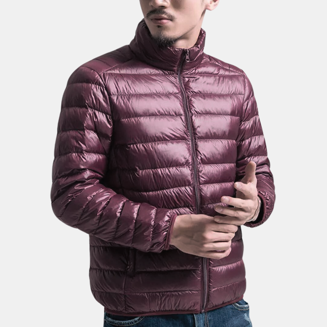 Classic puffer jacket for men