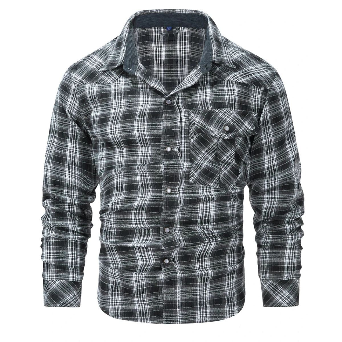 Checked jacket for men