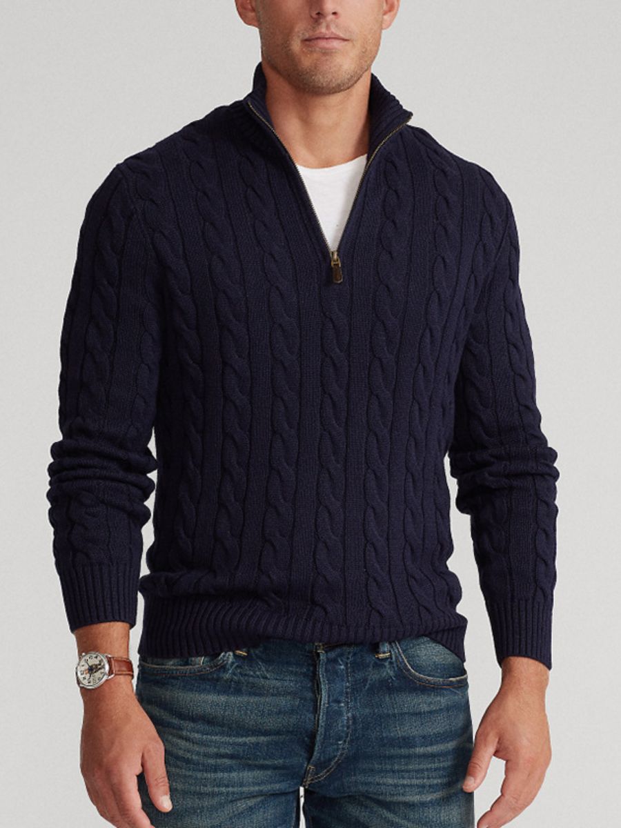 sweater with zipper