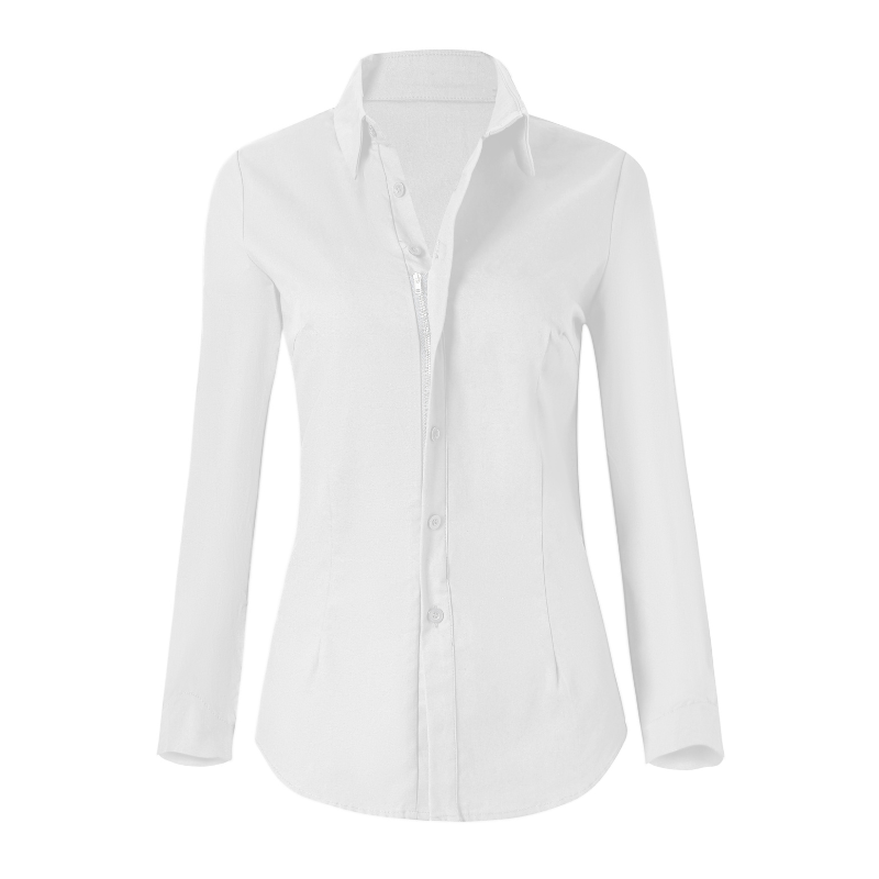 Zipper blouse for women