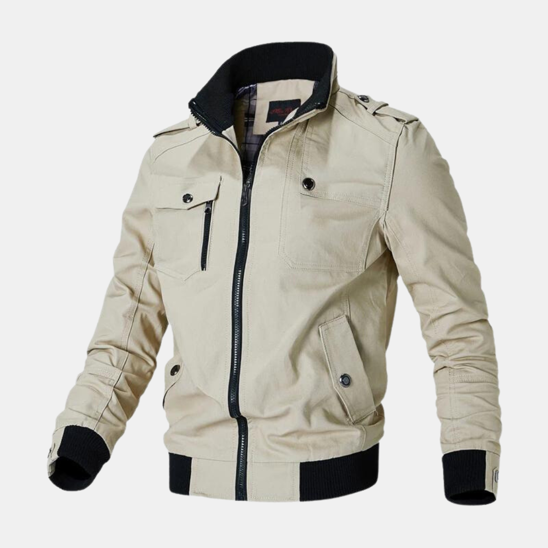 Classic bomber jacket for men