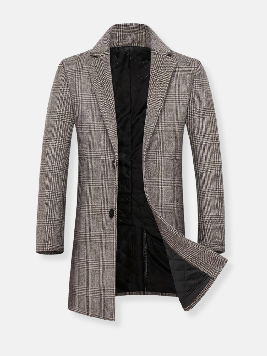 Elegant woolen trench coat