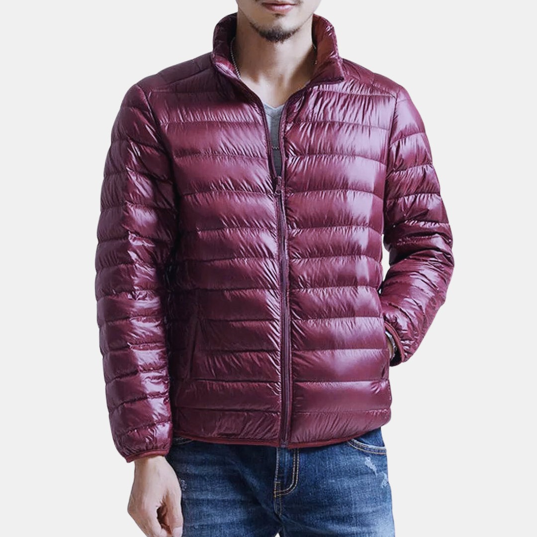Classic puffer jacket for men