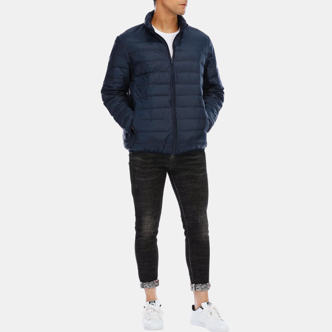 Classic puffer jacket for men