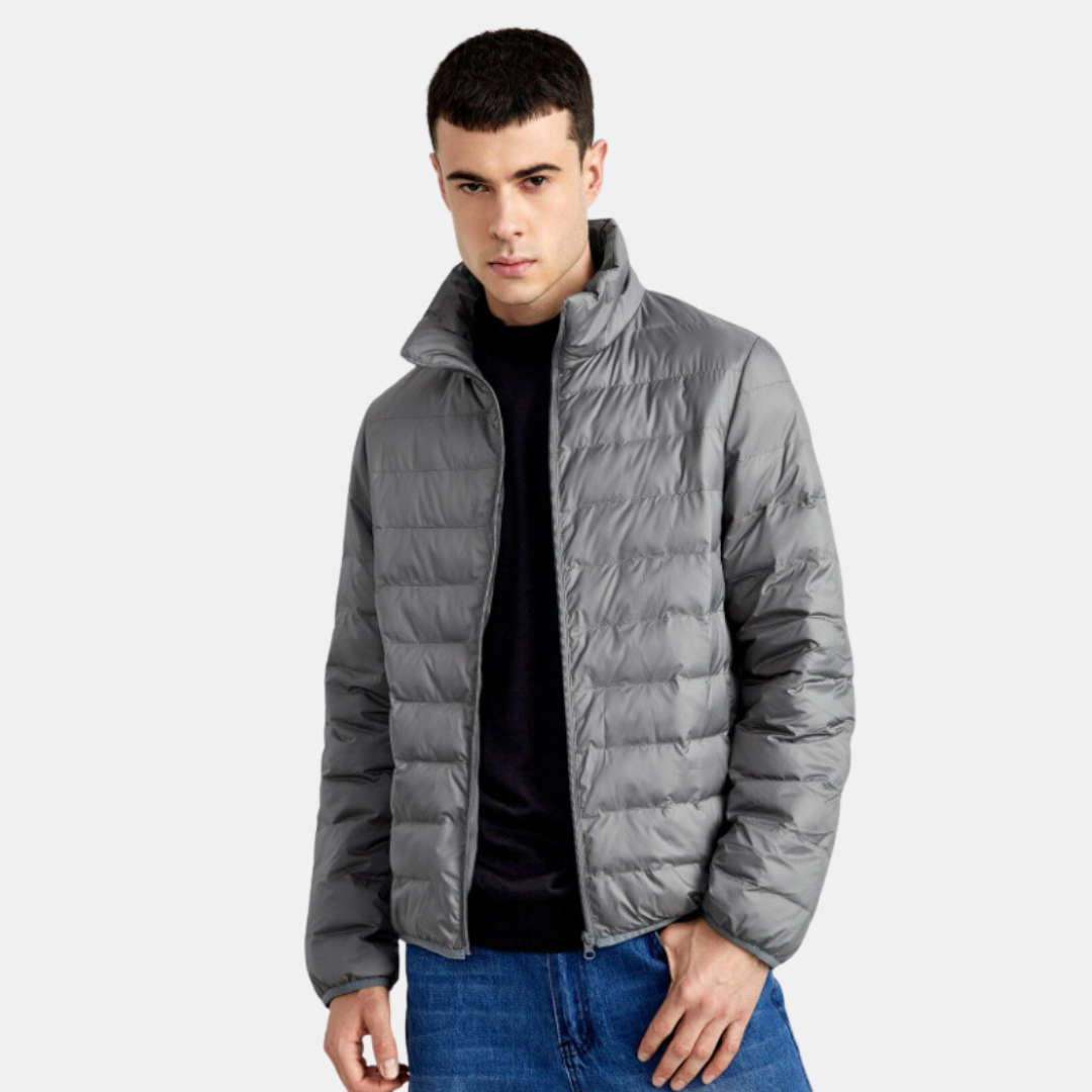 Classic puffer jacket for men