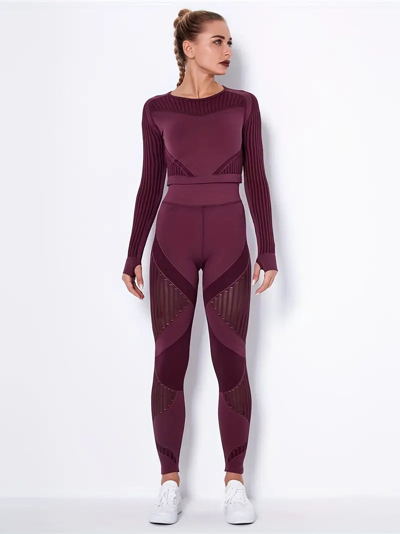 Seamless Knitted Absorbent Yoga Wearsuit