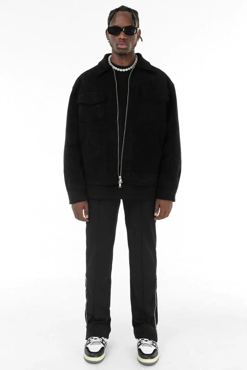 Faux leather jacket