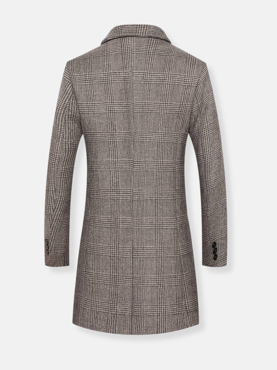 Elegant woolen trench coat