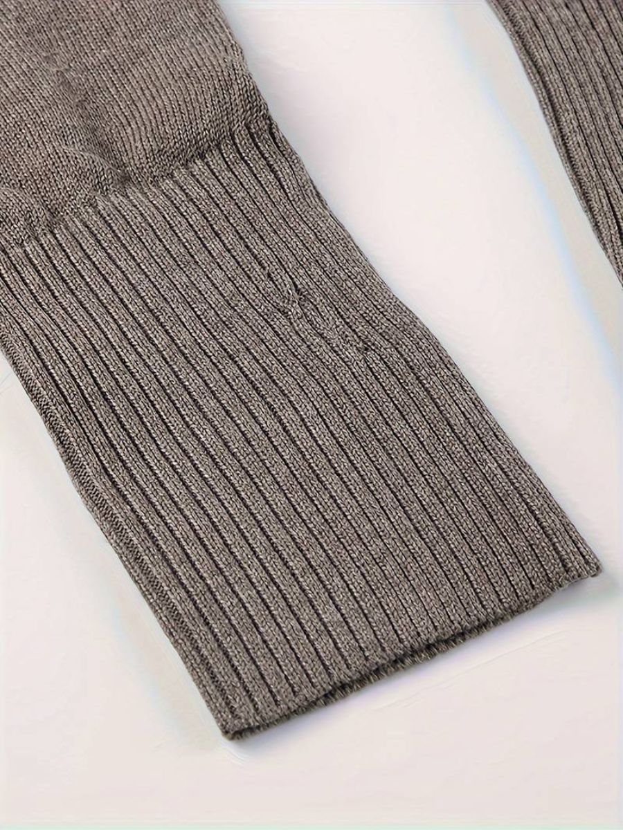 sweater and shorts with buttons