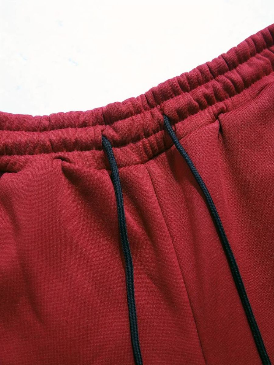 hoodie and drawstring joggers