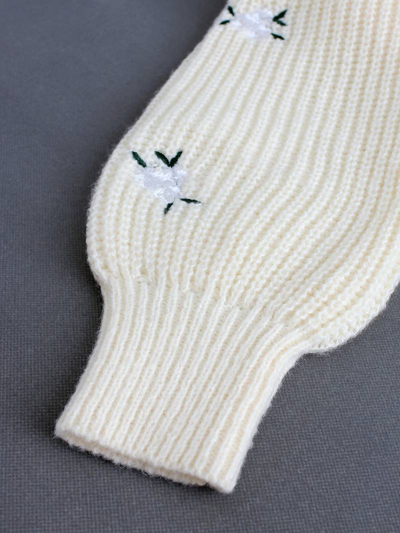 cardigan and shirt with V-neck