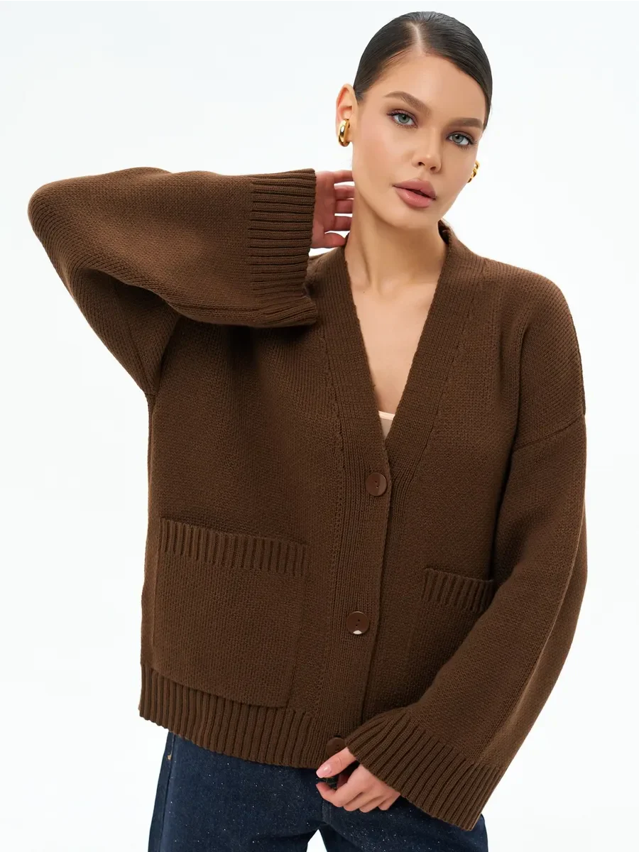 Oversized Thick Knitted Cardigan