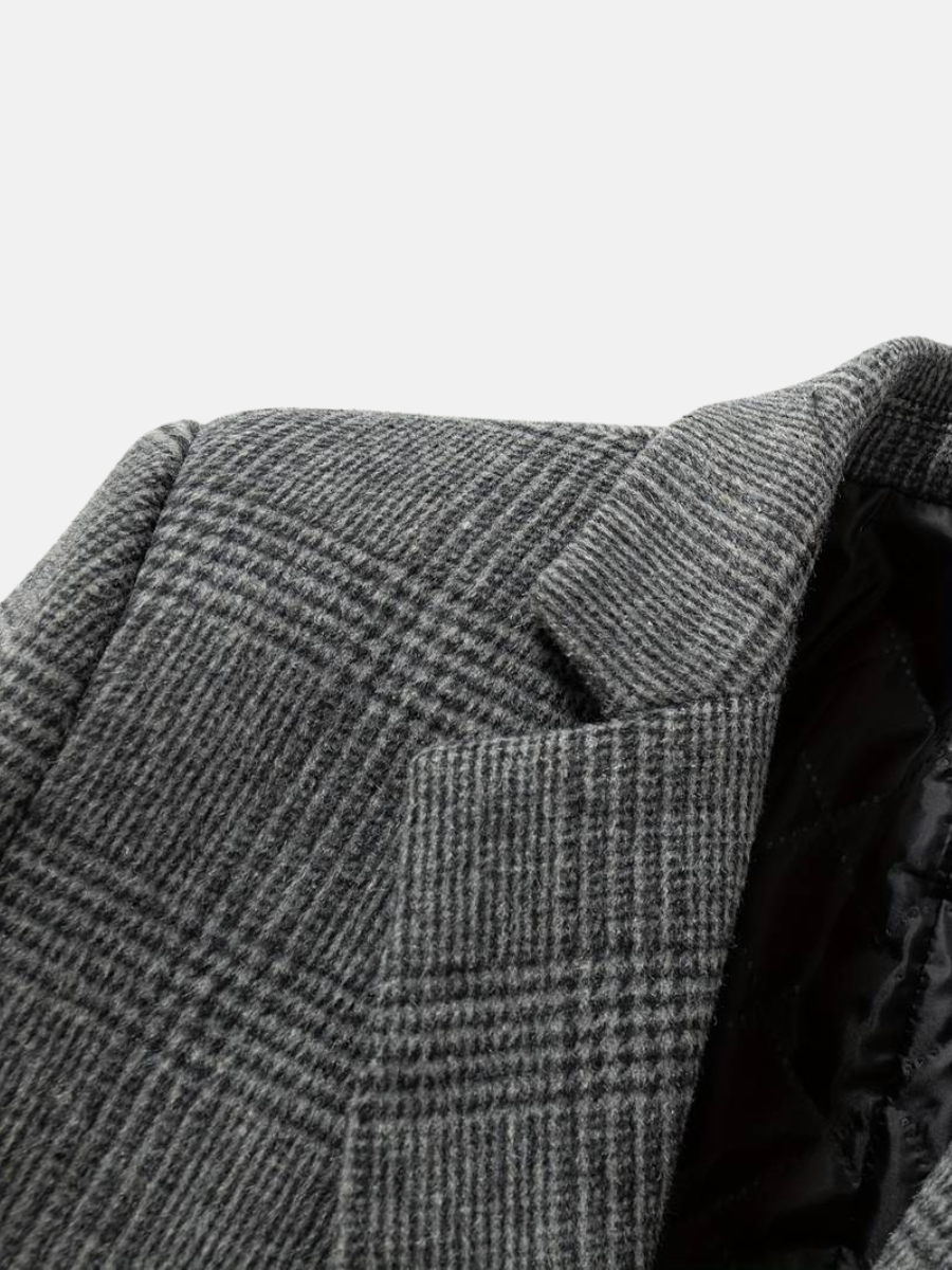 Elegant woolen trench coat