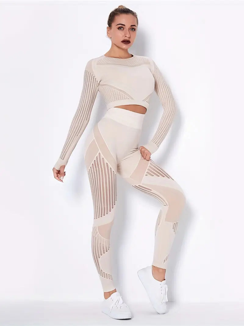 Seamless Knitted Absorbent Yoga Wearsuit