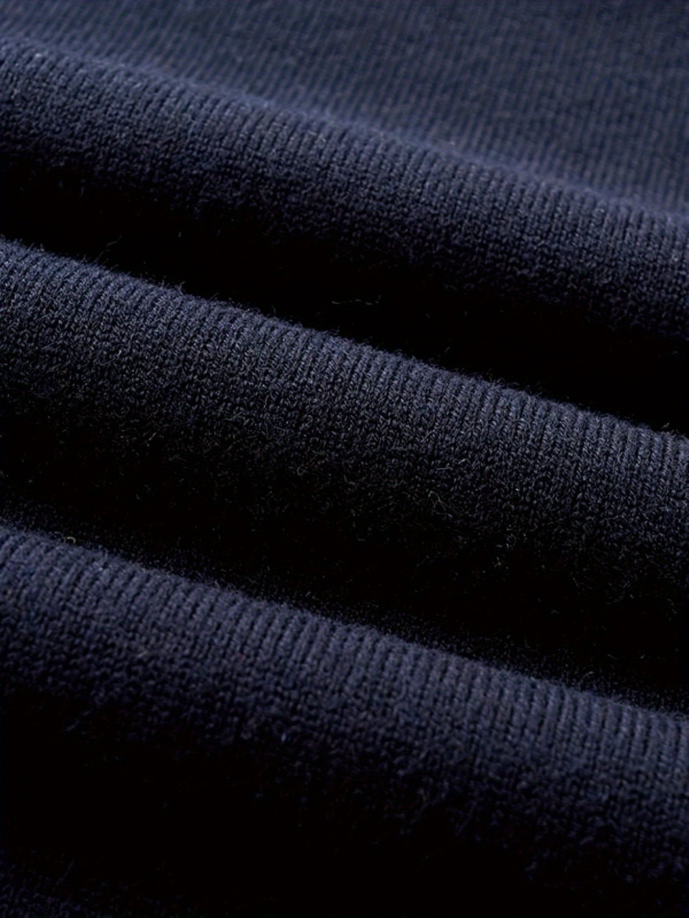 Lapel sweater with high stretch for men