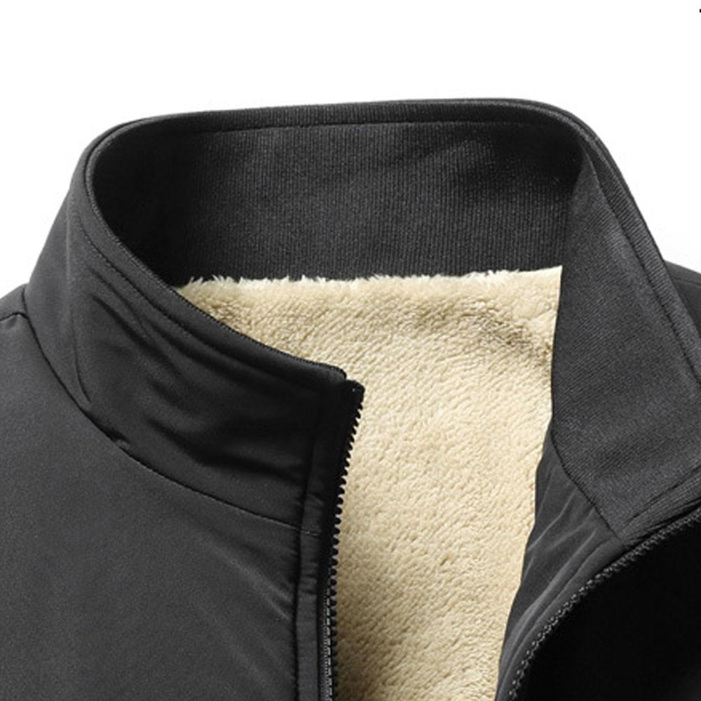 Light jacket with fur for men