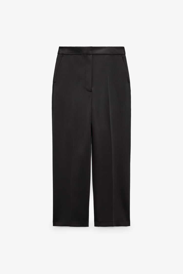 Classic high-waisted corset top and trouser suit
