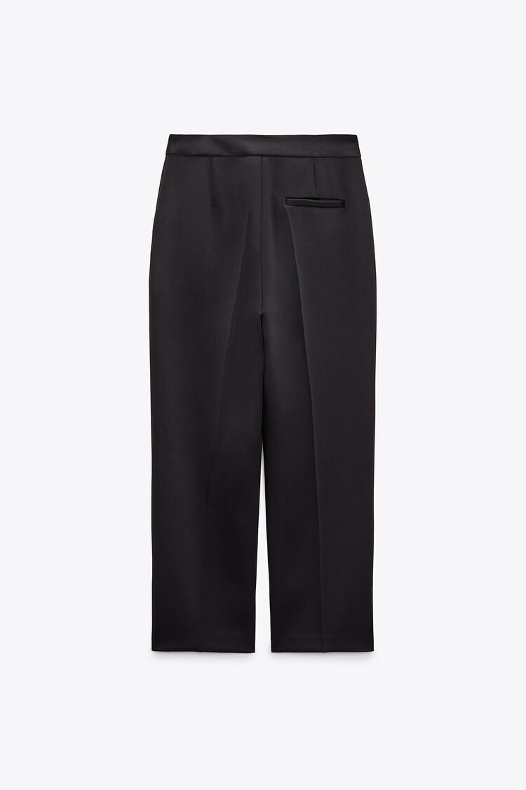 Classic high-waisted corset top and trouser suit