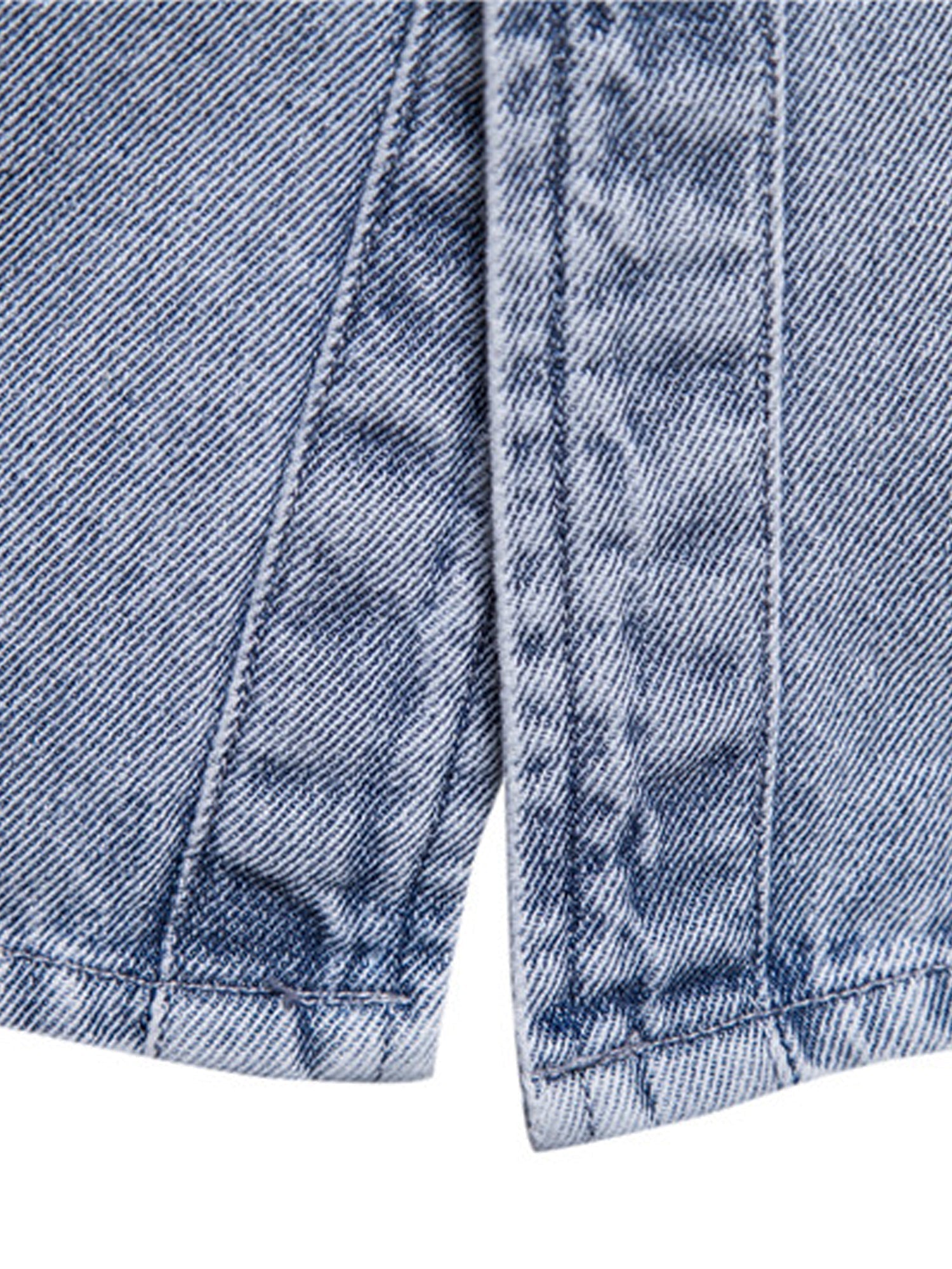 Long sleeve denim shirt for men